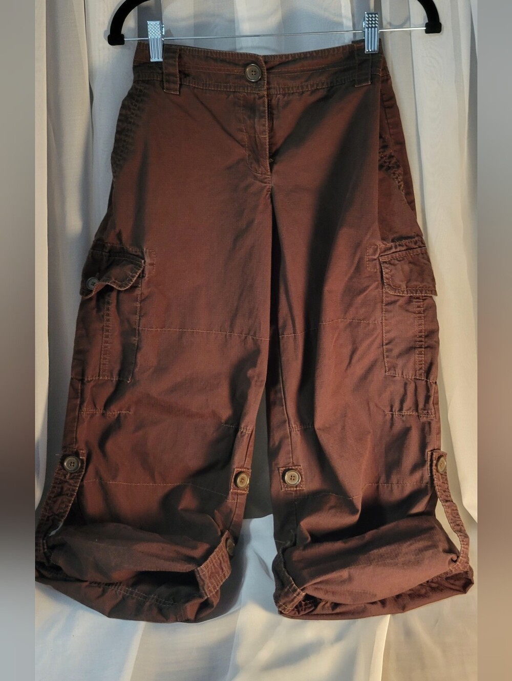LOFT Brown Cargo Capris